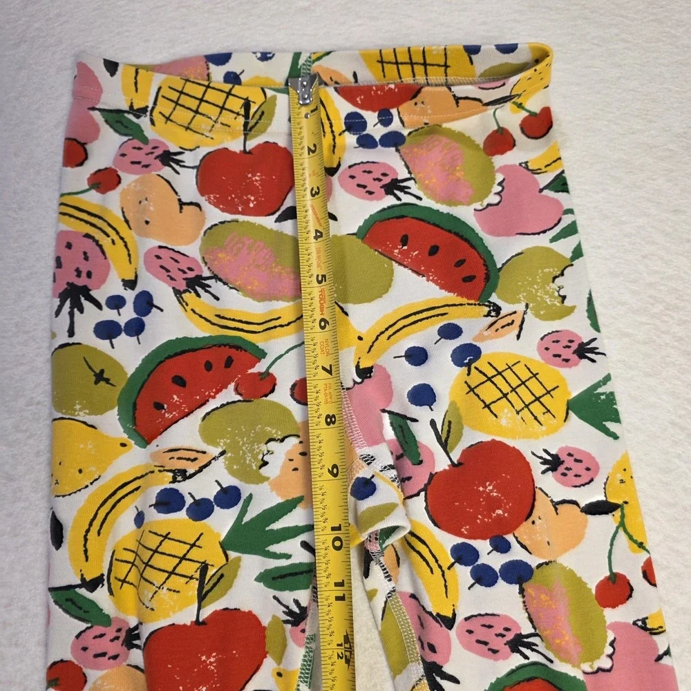 Hanna Andersson Fruit Salad Pajamas Euro 140 US 10 Yellow PJ's Sleep Watermelon‎
